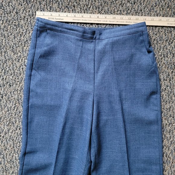 Alfred Dunner Blue Dress Pants 6P Like New Condition - Picture 7 of 12